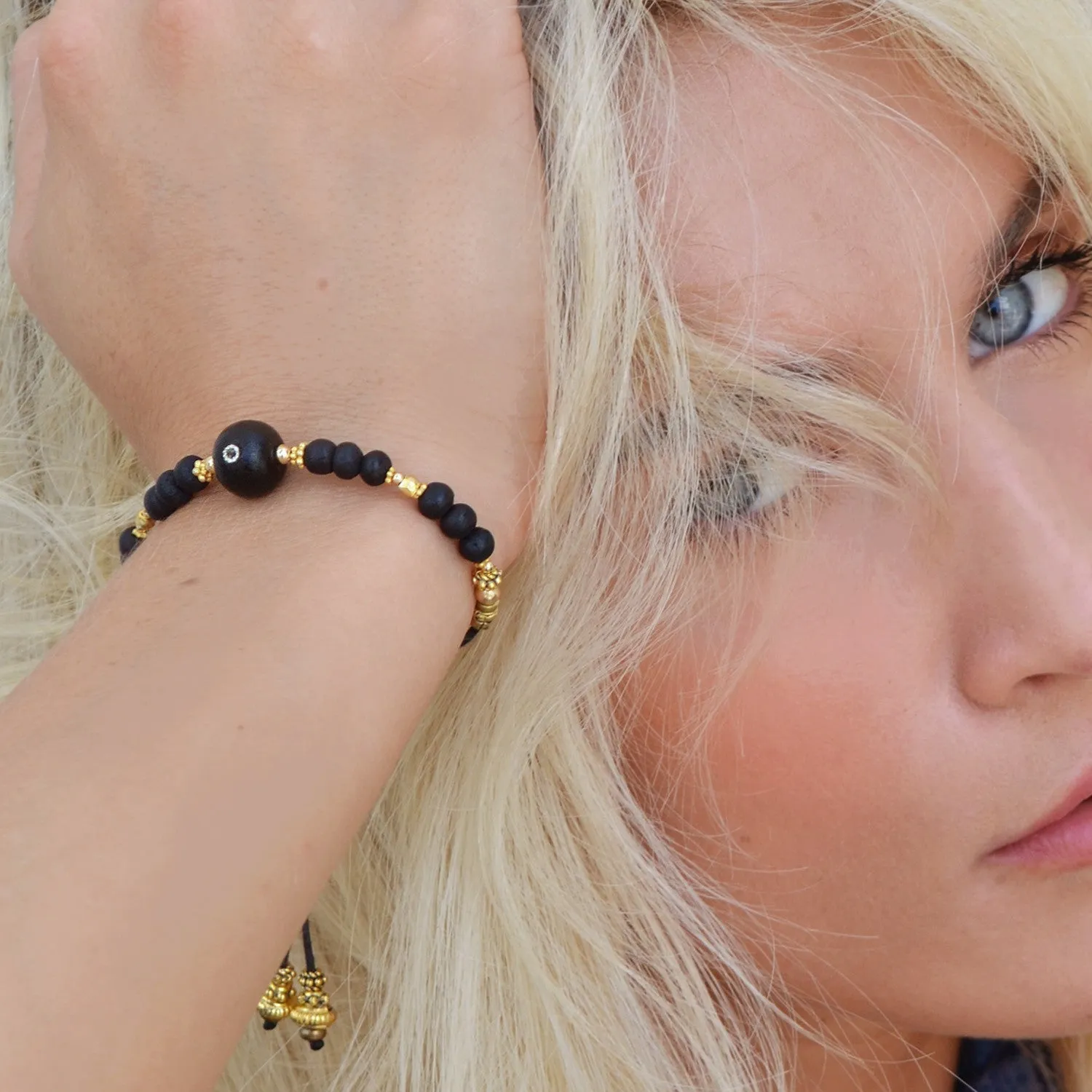 Diamond Sandalwood Bracelet