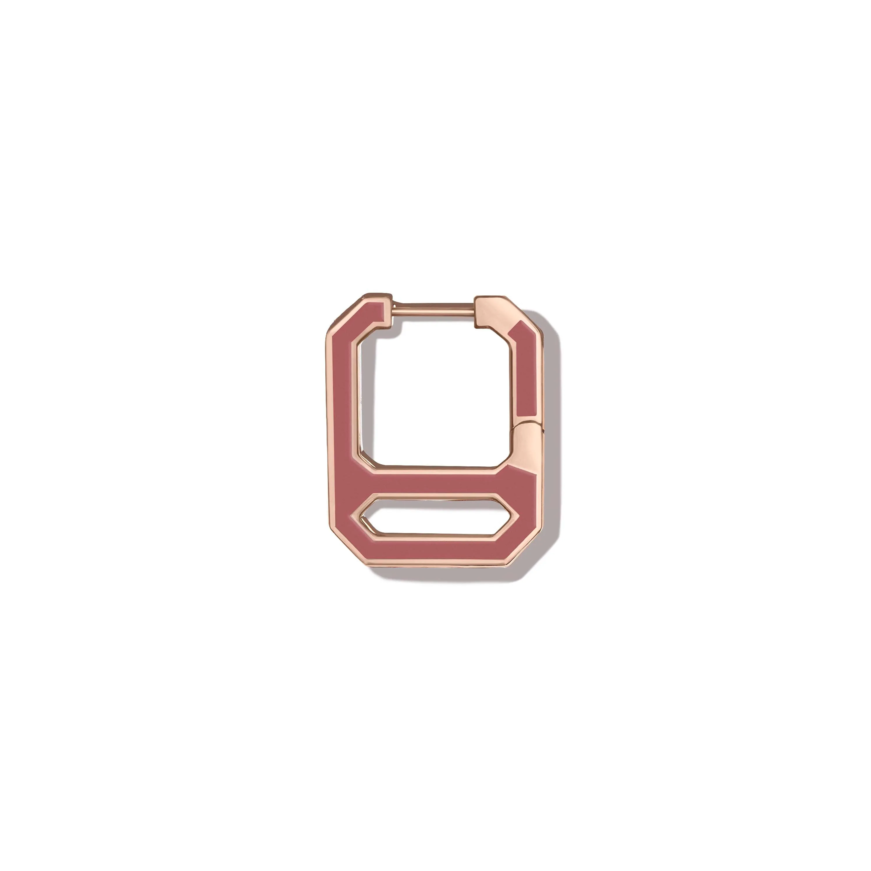 DNA Berry Crush Enamel Single Earring  in Rose Gold