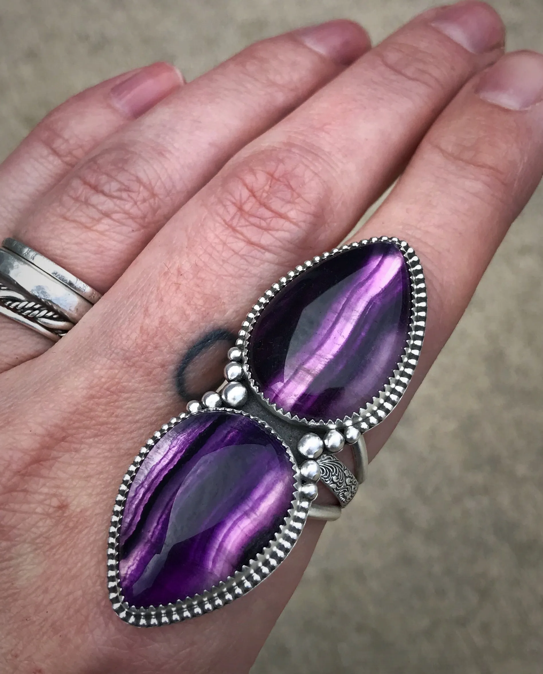 Double Fluorite Ring