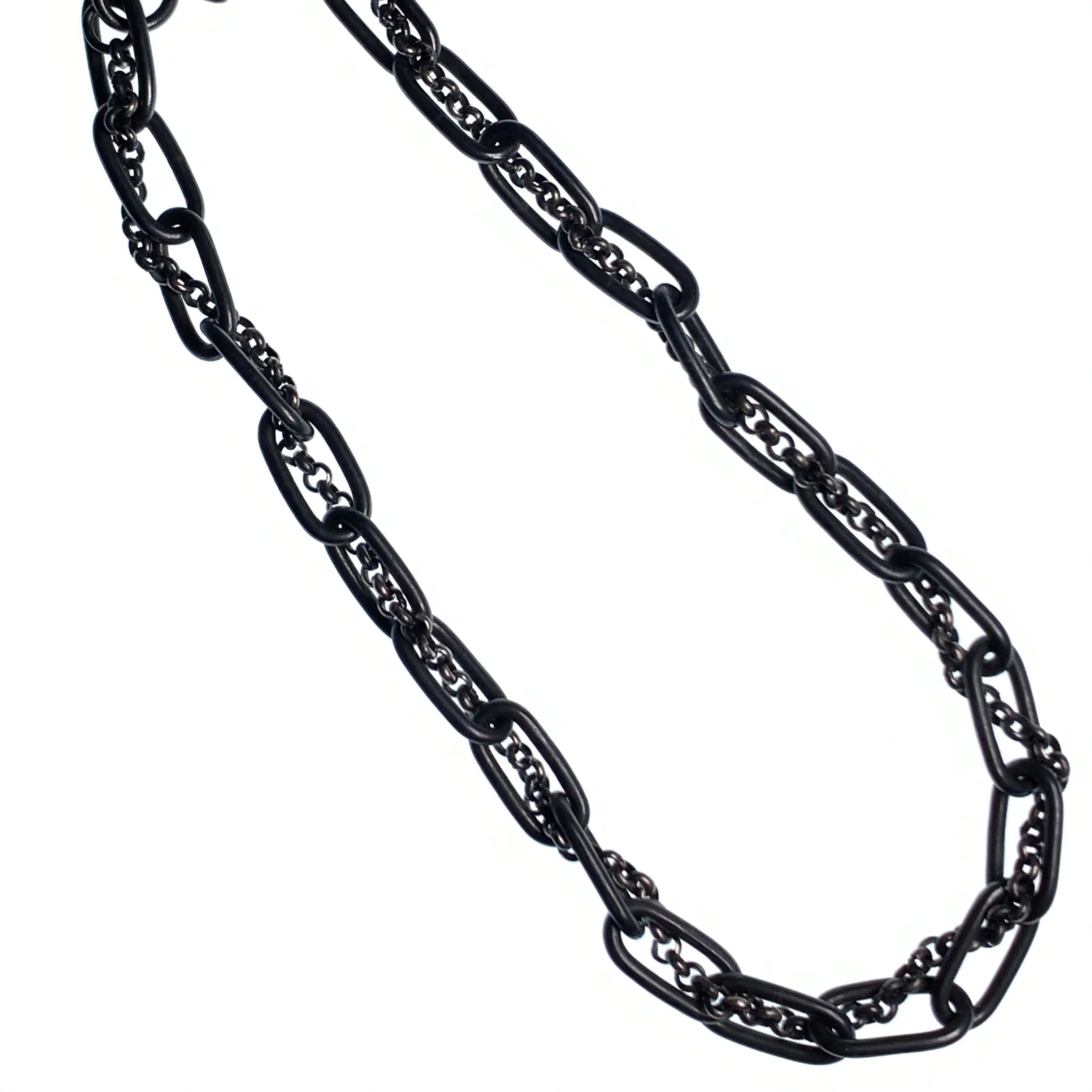 Double Mix  Link handmade 925 Silver choker