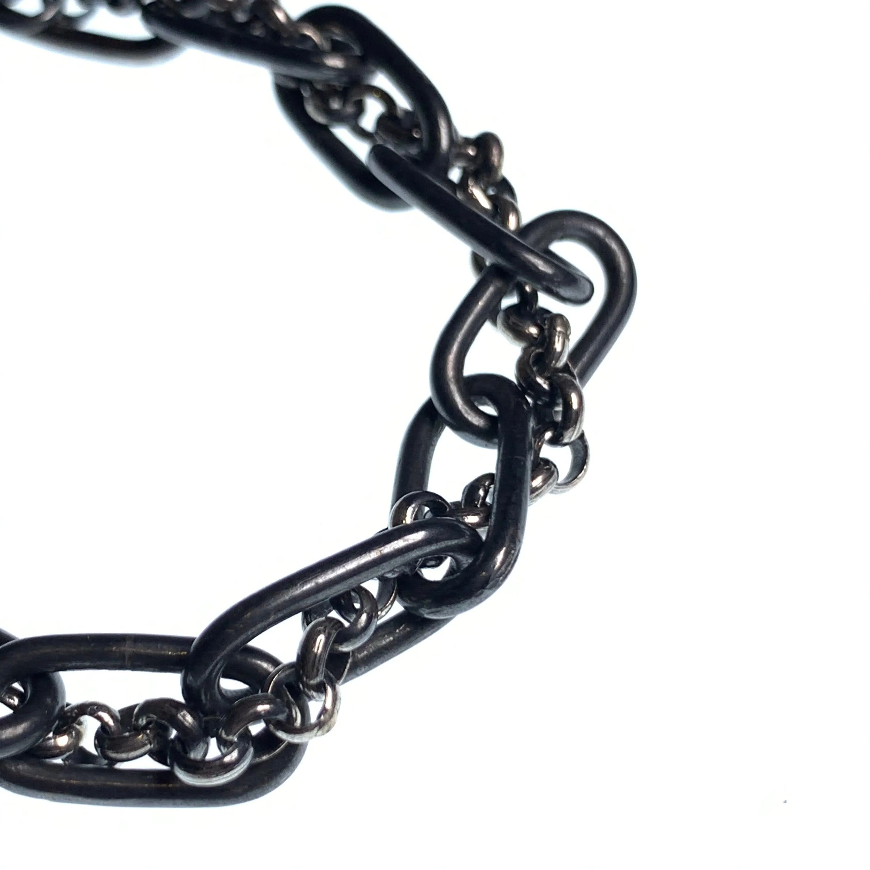 Double Mix  Link handmade 925 Silver choker