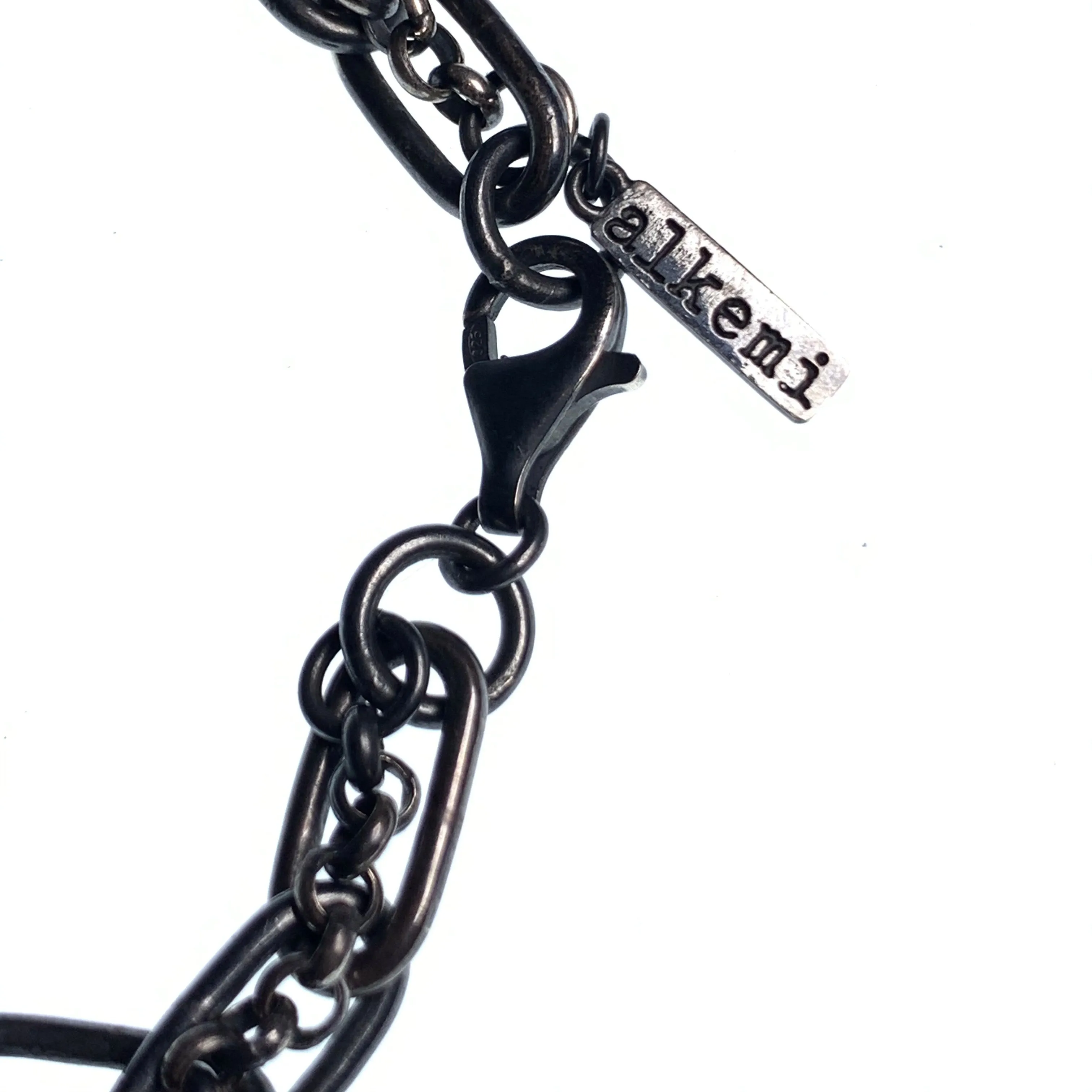 Double Mix  Link handmade 925 Silver choker