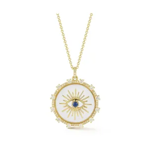 EF Collection Floating Evil Eye Necklace