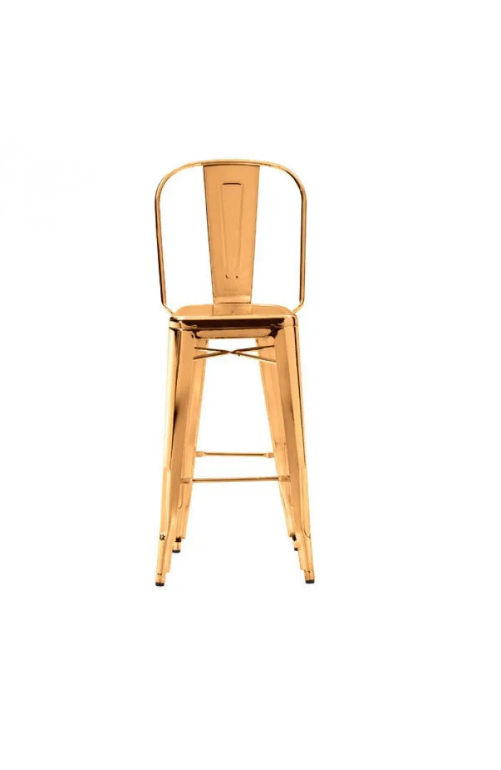 Elio Modern Gold Bar Stool
