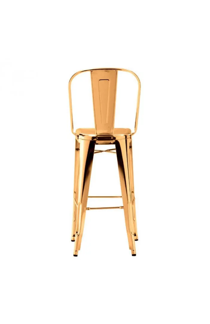Elio Modern Gold Bar Stool