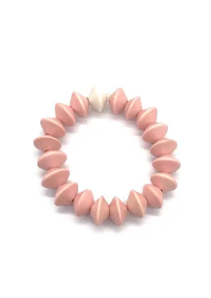 Evelyn's Pink and White Bracelet