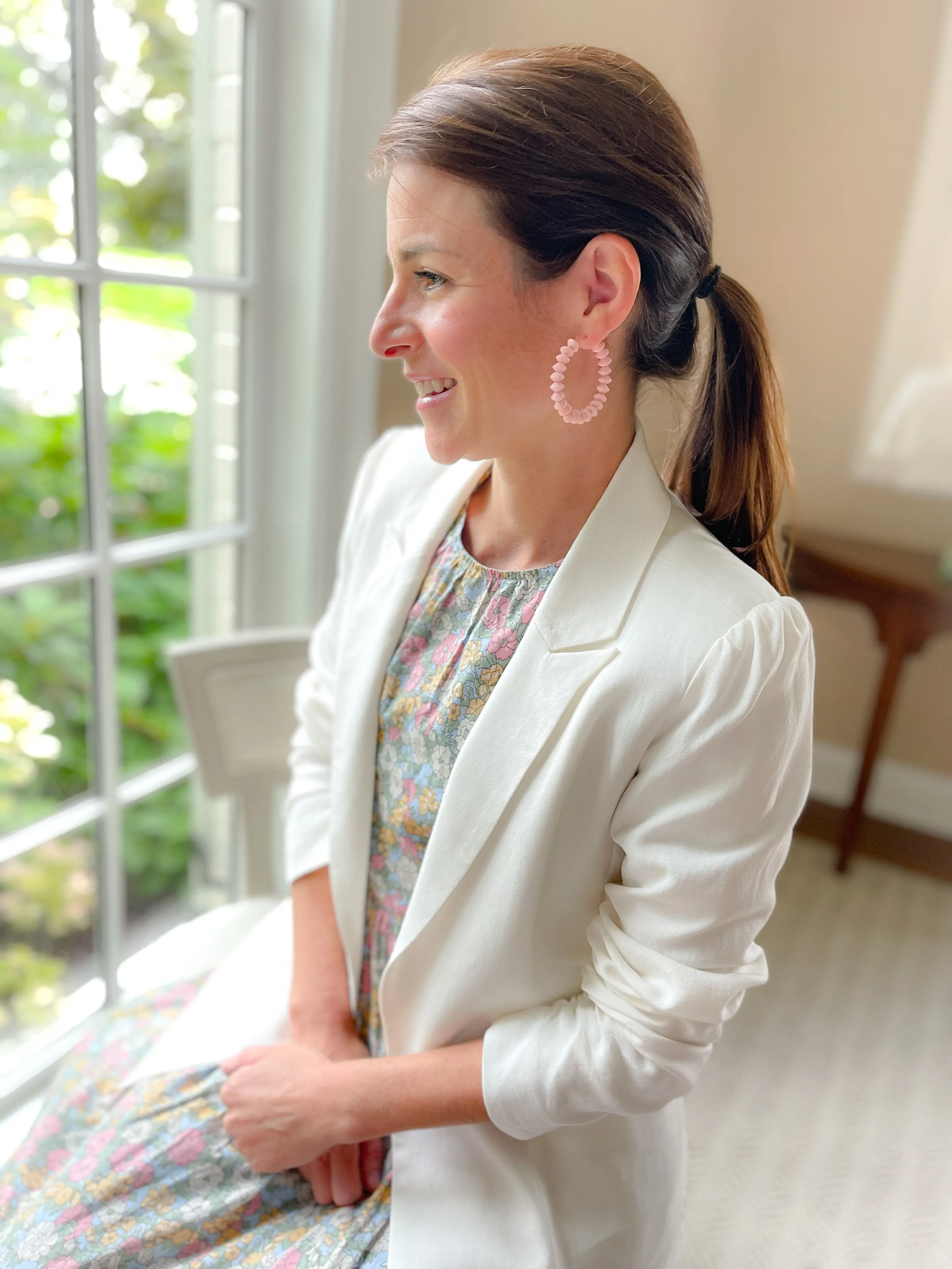 Evelyn's Pink Hoops