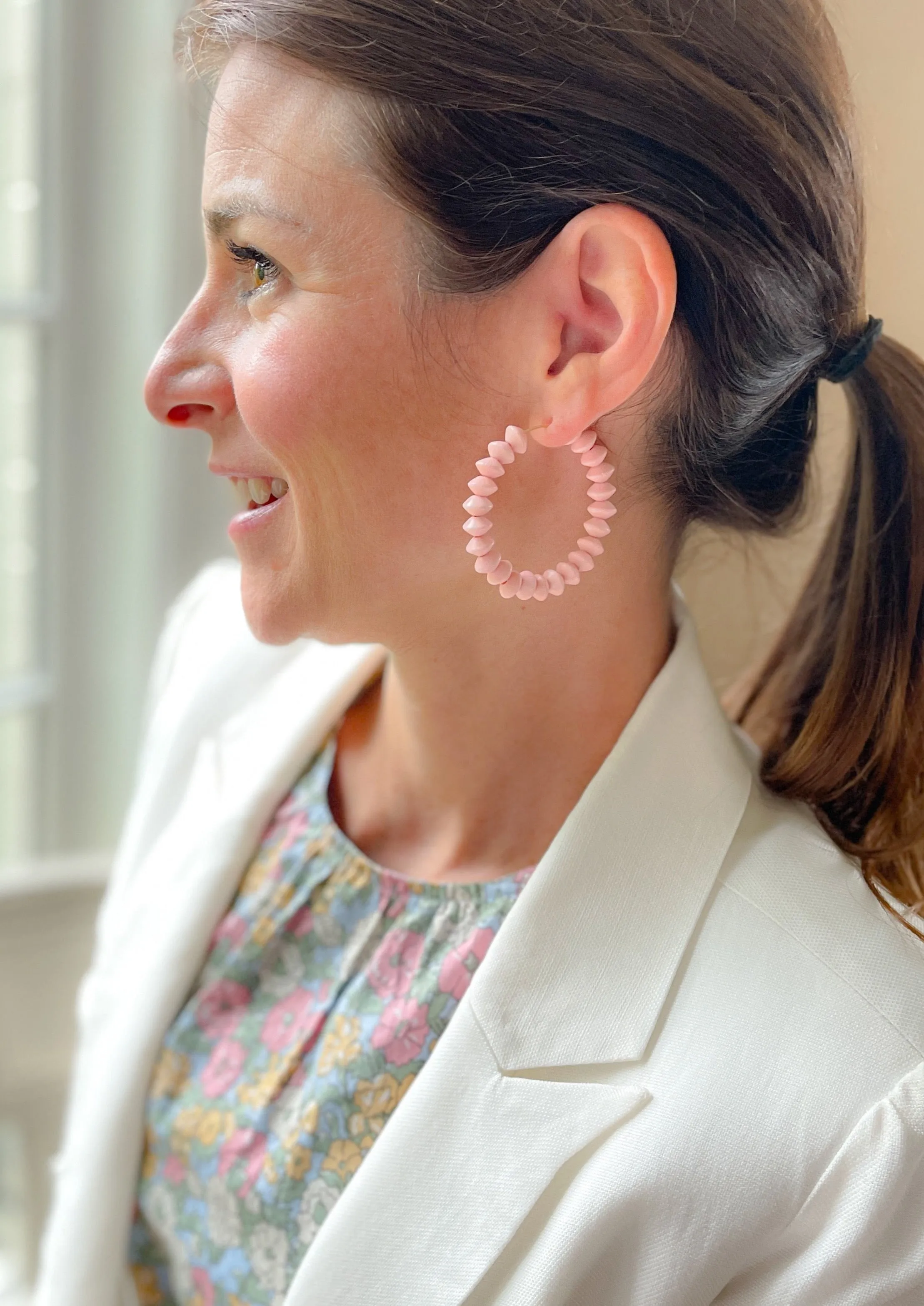 Evelyn's Pink Hoops
