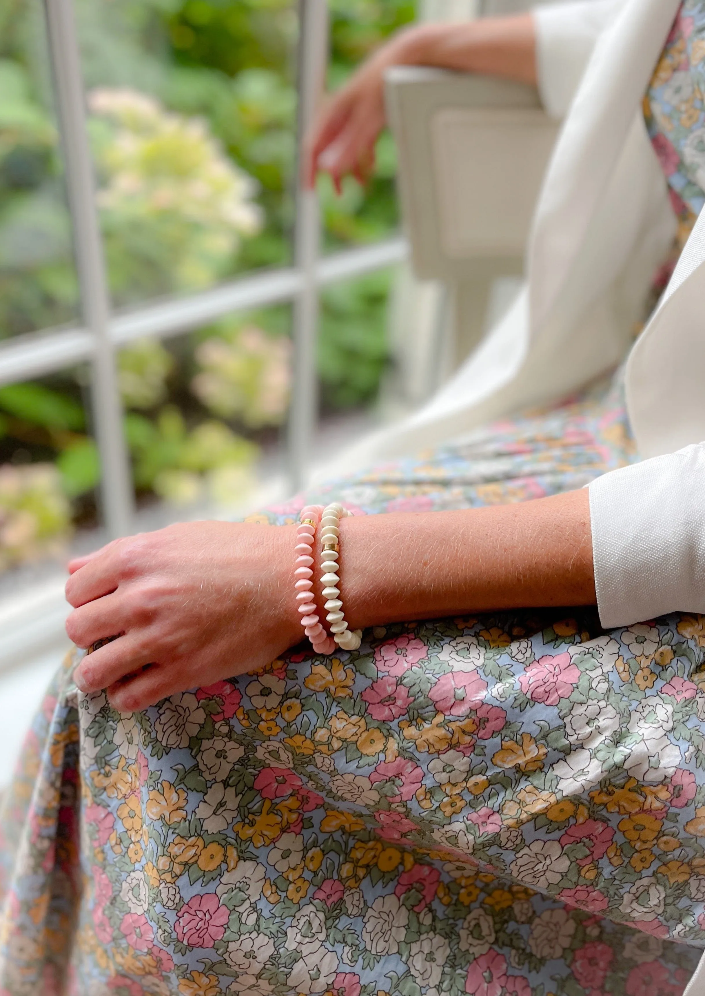Evelyn's White Bracelet