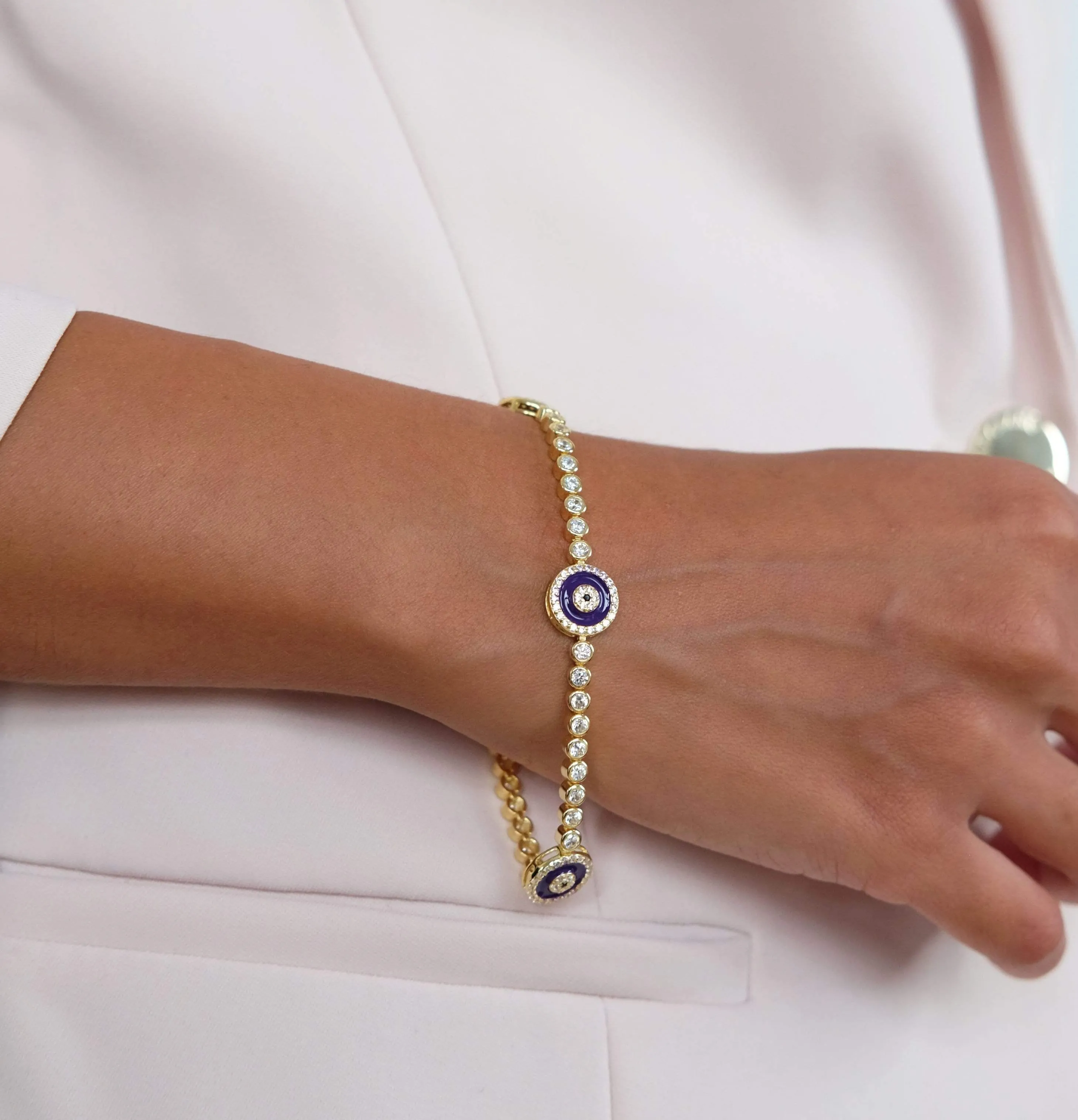 Evil Eye Glam Bracelet