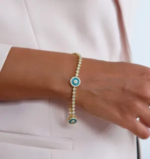 Evil Eye Glam Bracelet