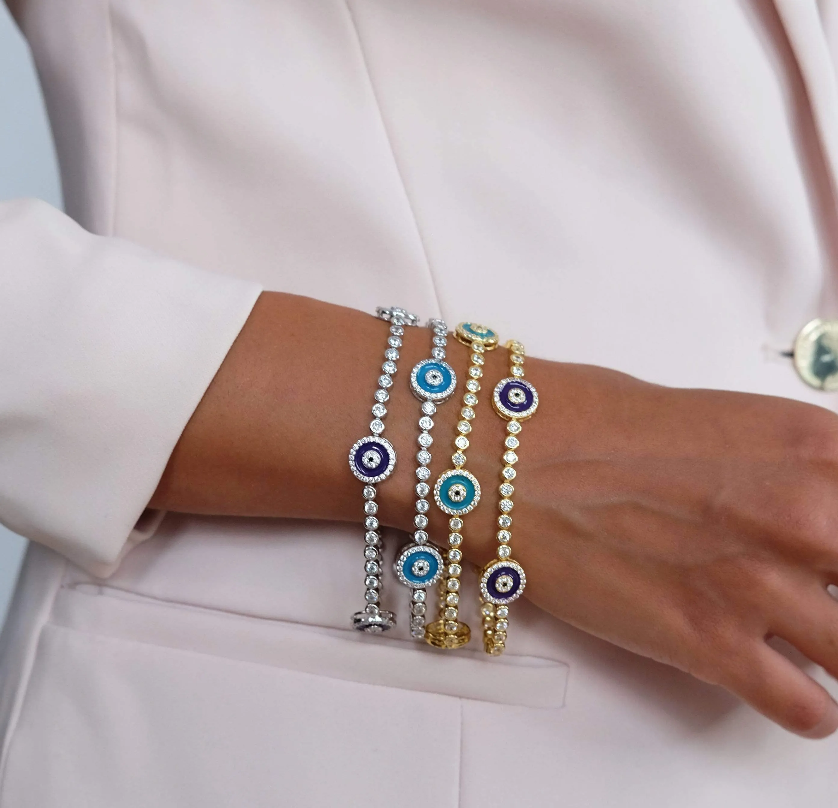 Evil Eye Glam Bracelet