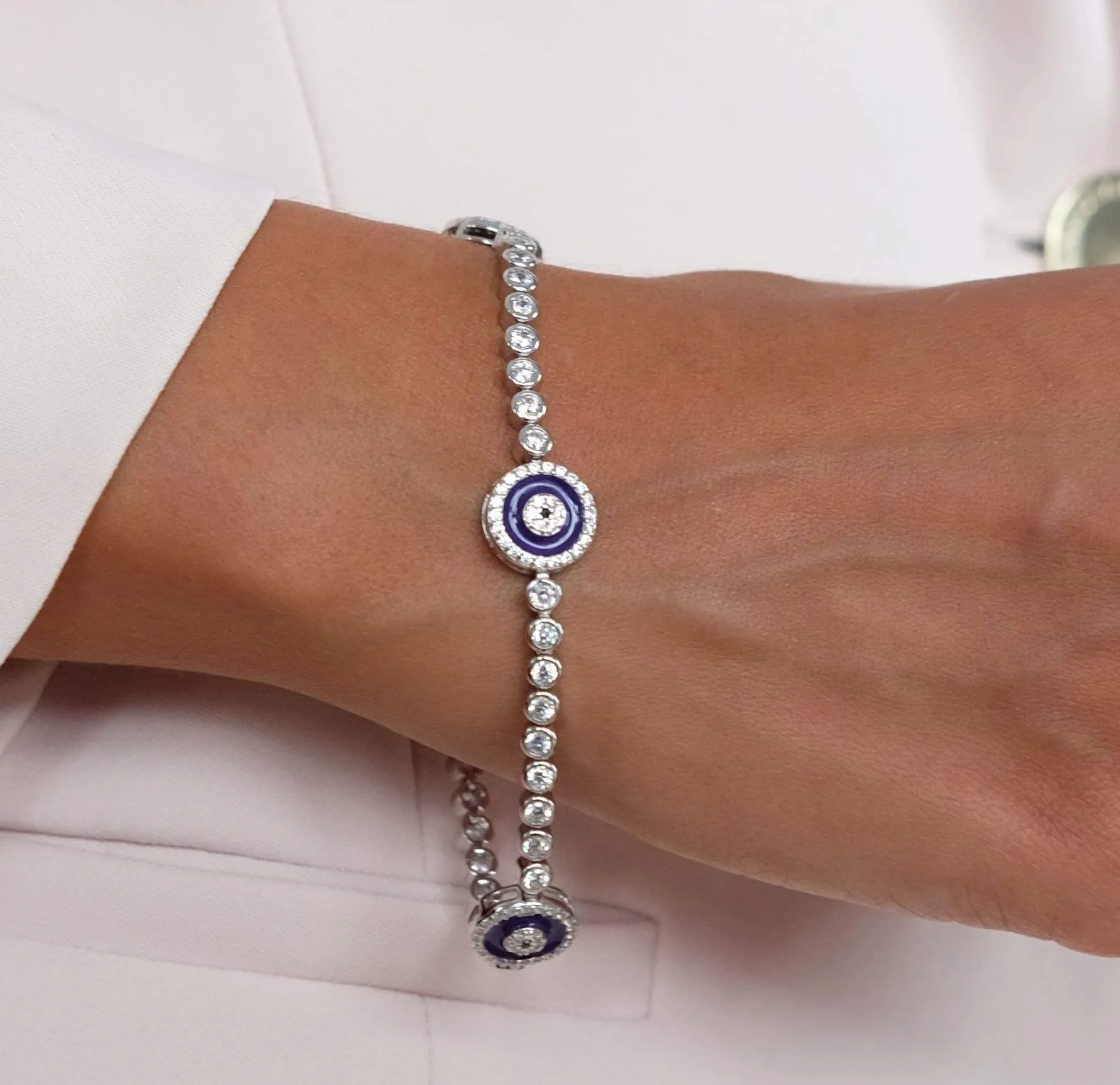 Evil Eye Glam Bracelet
