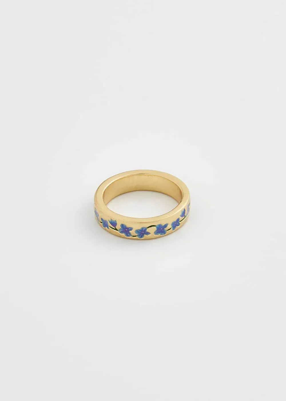 Fable England Forget Me Knot Ring Blue