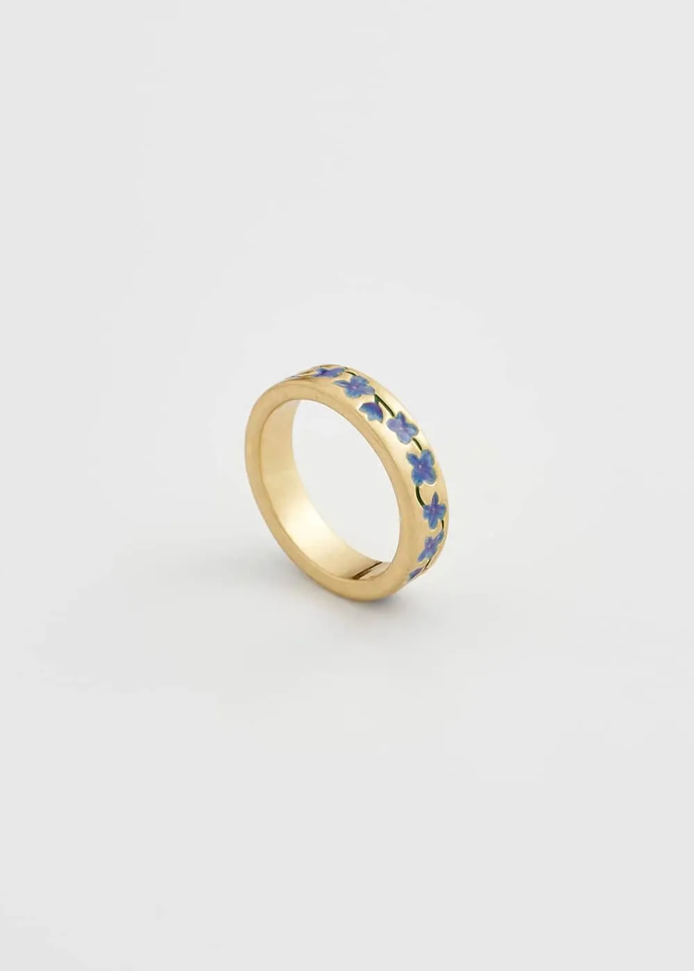 Fable England Forget Me Knot Ring Blue