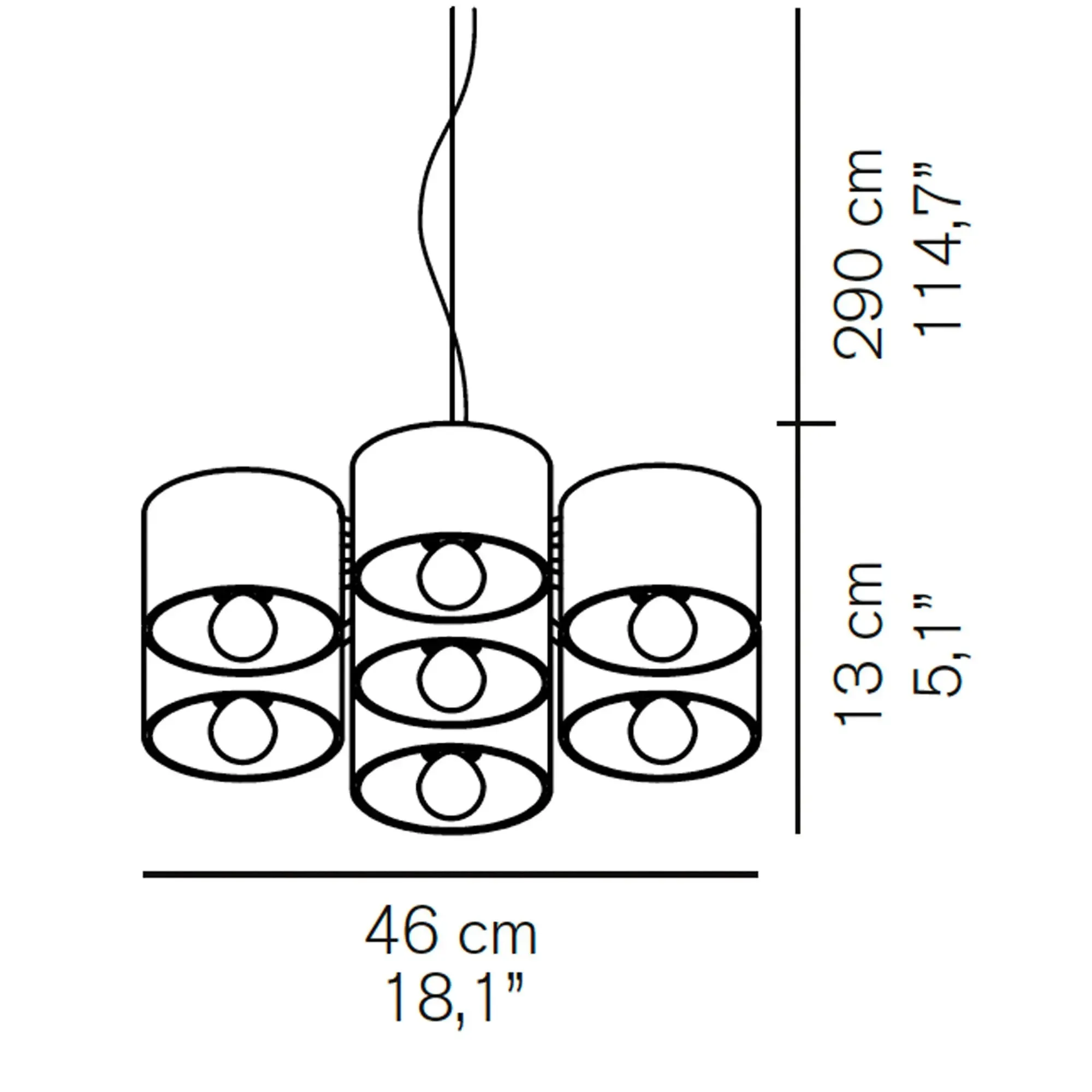 Fiore 423 - Suspension Lamp