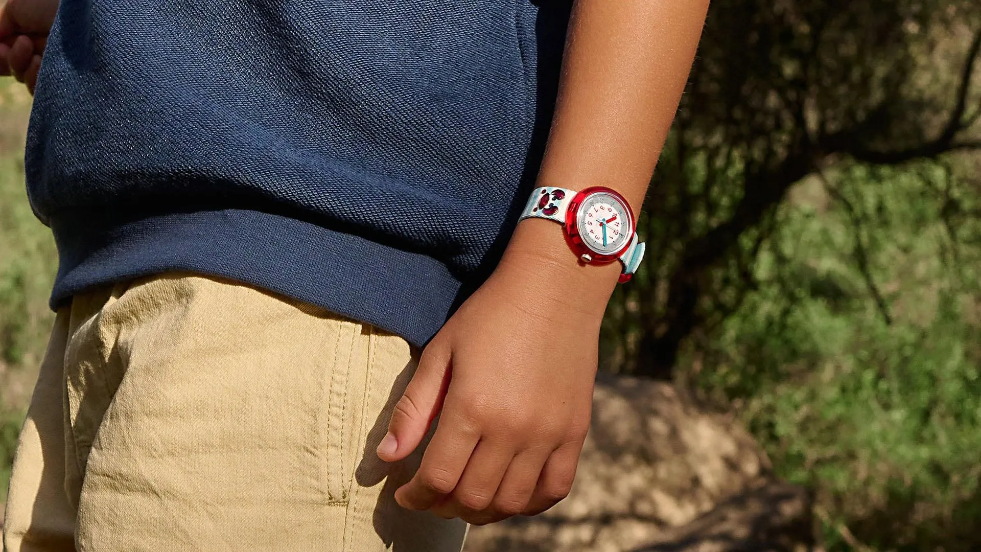 Flik Flak Shining Crab Shine Bright 32mm FPNP143 watch