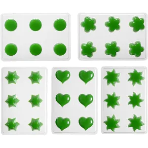 Floating Candle Transparent Durable Plastic Moulds 5 Designs