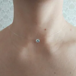 Floating Crystal Necklace
