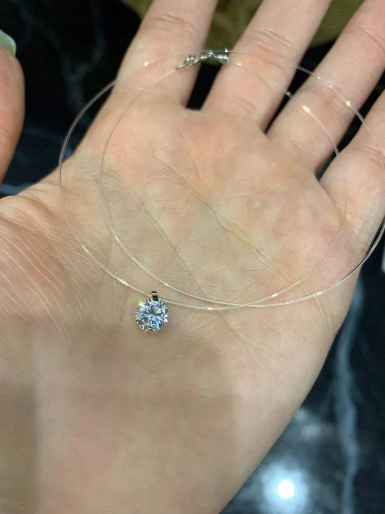 Floating Crystal Necklace