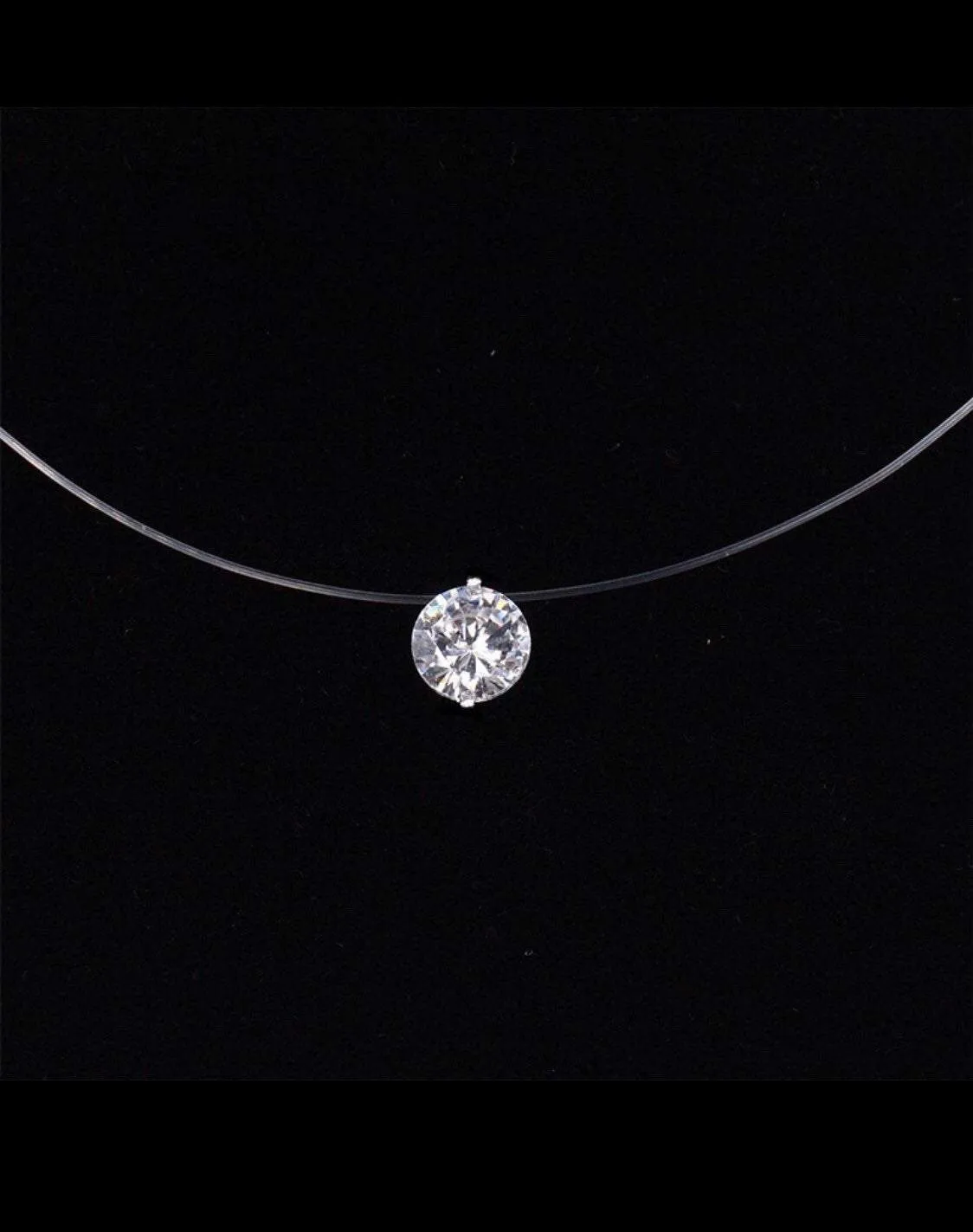 Floating Crystal Necklace