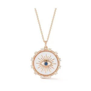 Floating Evil Eye Necklace