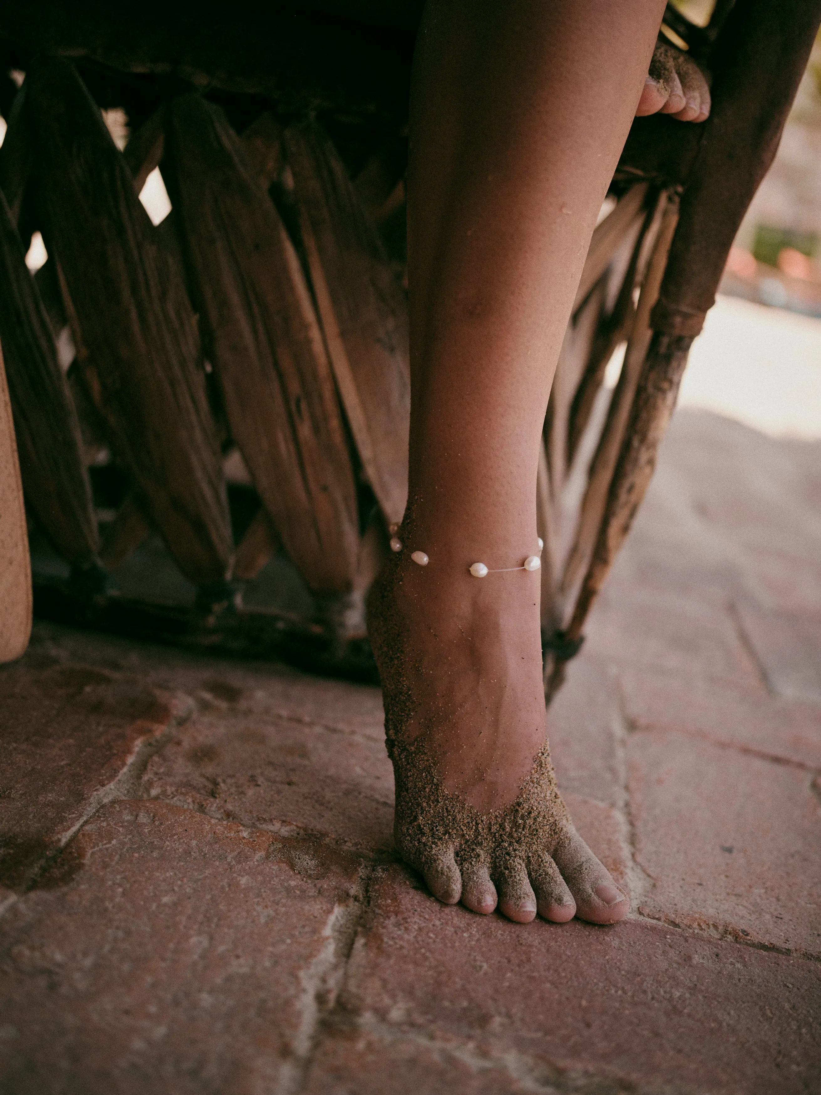 Floating Pearl Anklet