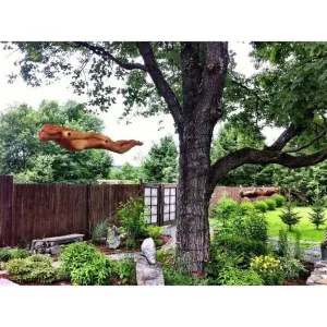 Flying Wooden Lady