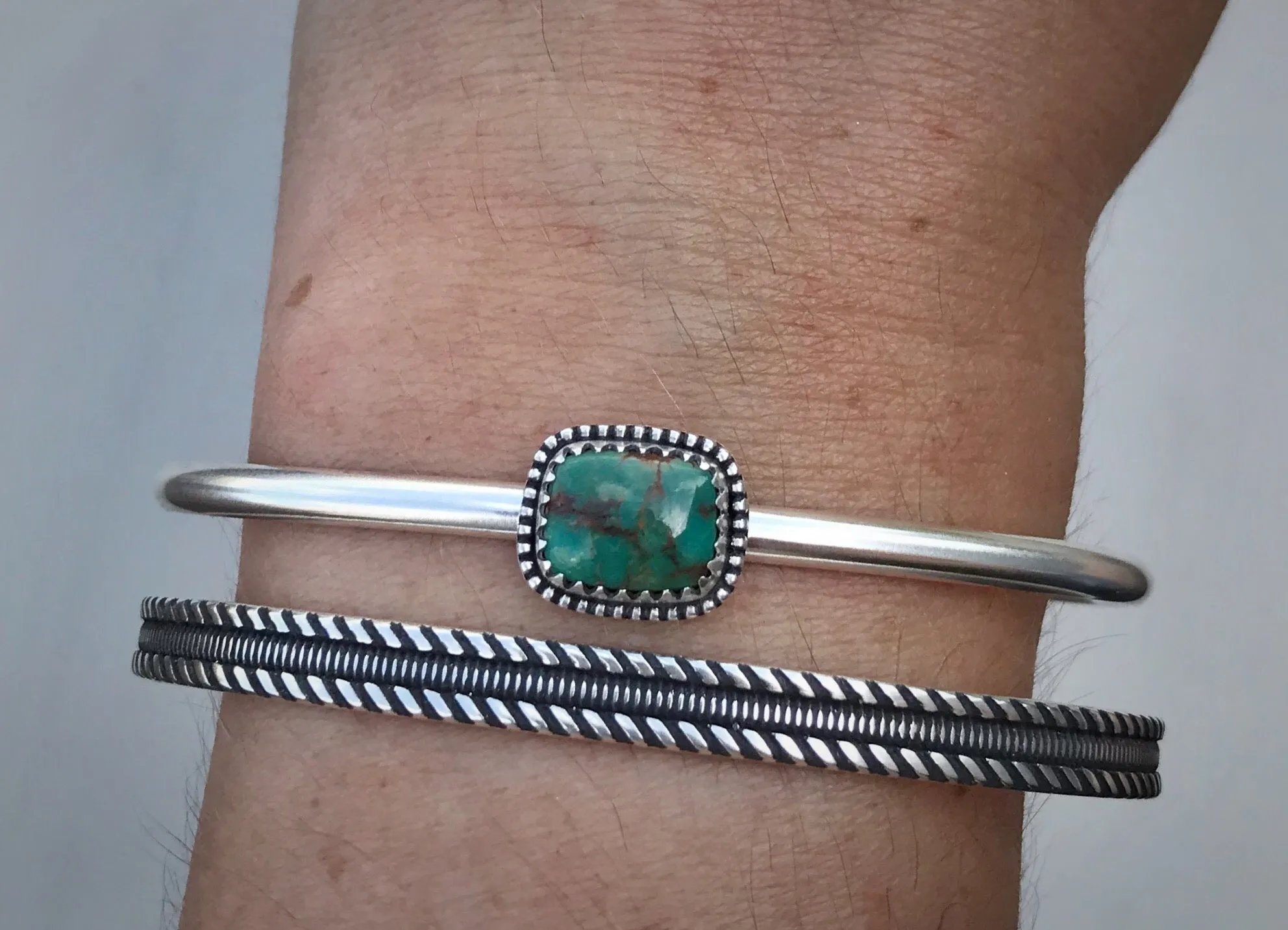 Fox Turquoise Stacker Cuff Set