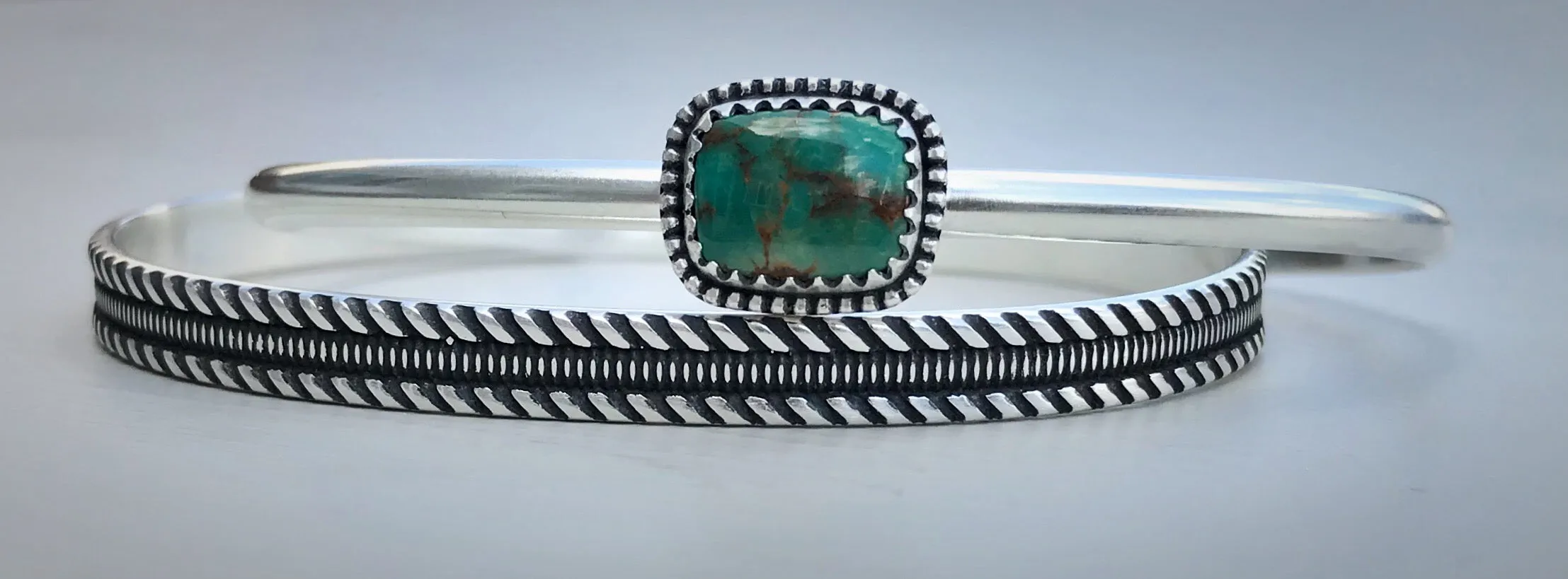 Fox Turquoise Stacker Cuff Set