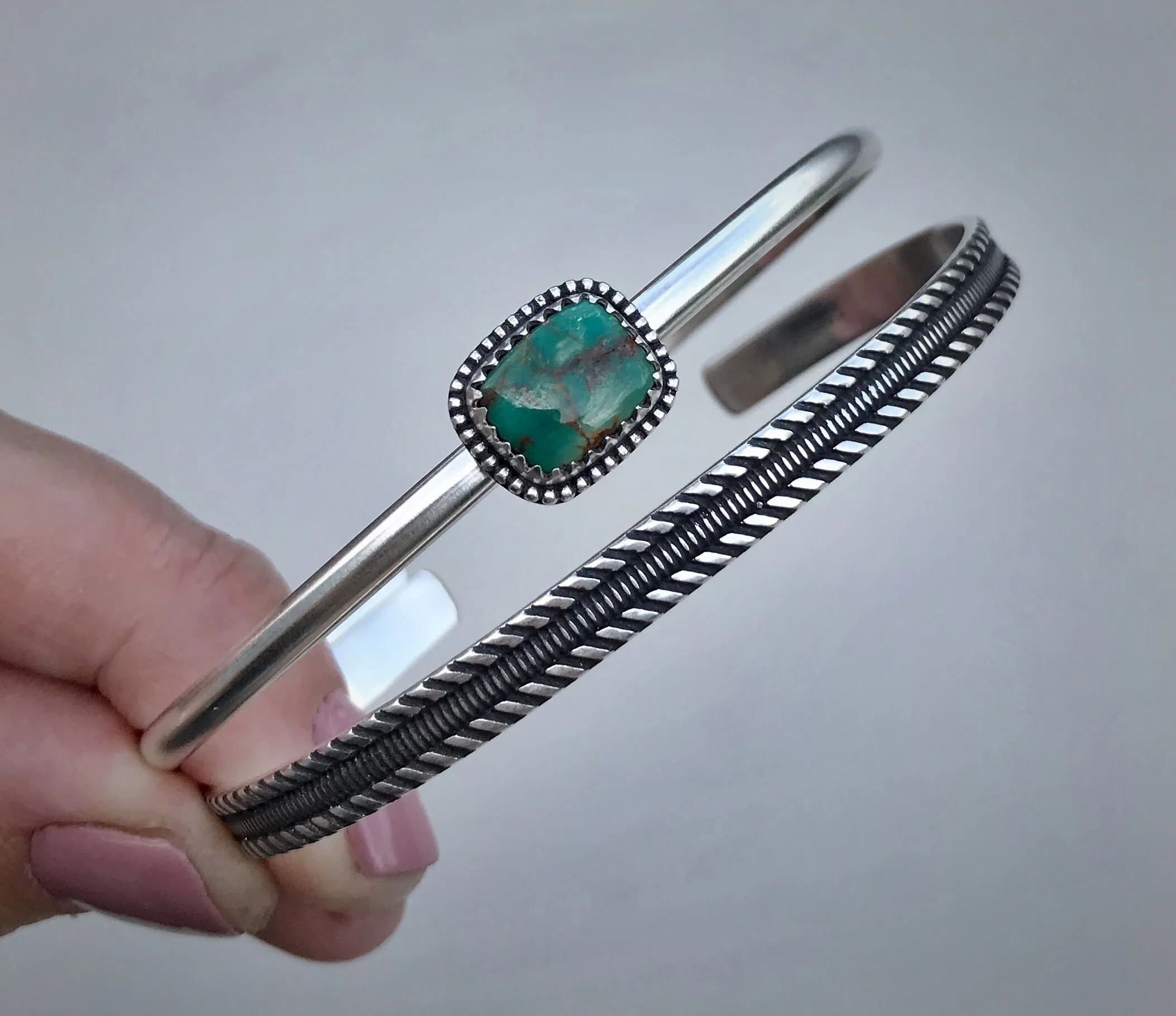 Fox Turquoise Stacker Cuff Set
