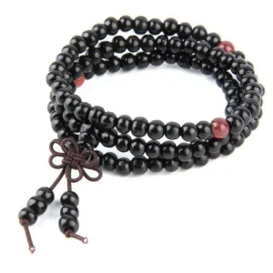 Full Mala Bracelet with Sandalwood Mala Beads