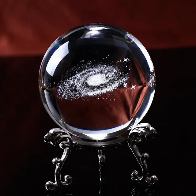 Galaxy Miniature 3D Crystal Ball