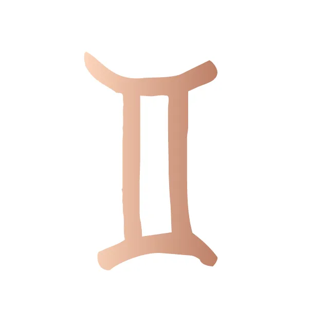 Gemini in Rose Gold