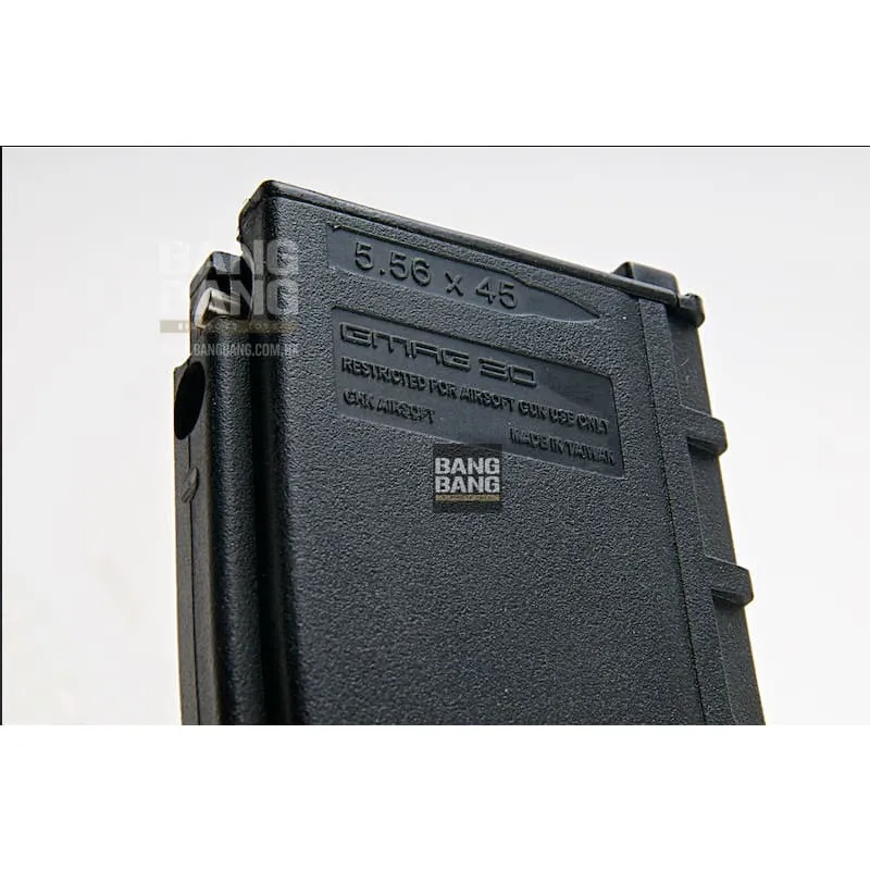 GHK M4 GMAG V3 Green Gas Magazine (32 rounds, Compatible with G5) - Black
