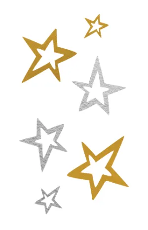 Gold and Silver Stars