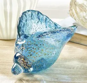 Gold Flecked Glass Shell