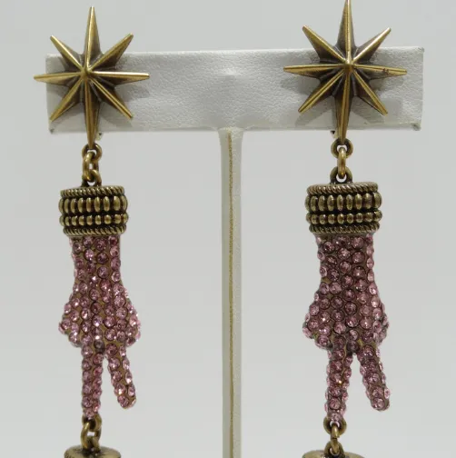 Gucci Peace Hand Drop Earring