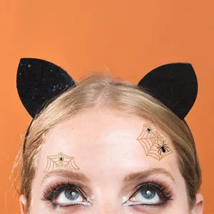 Halloween Party: Spider and Web (Gold)
