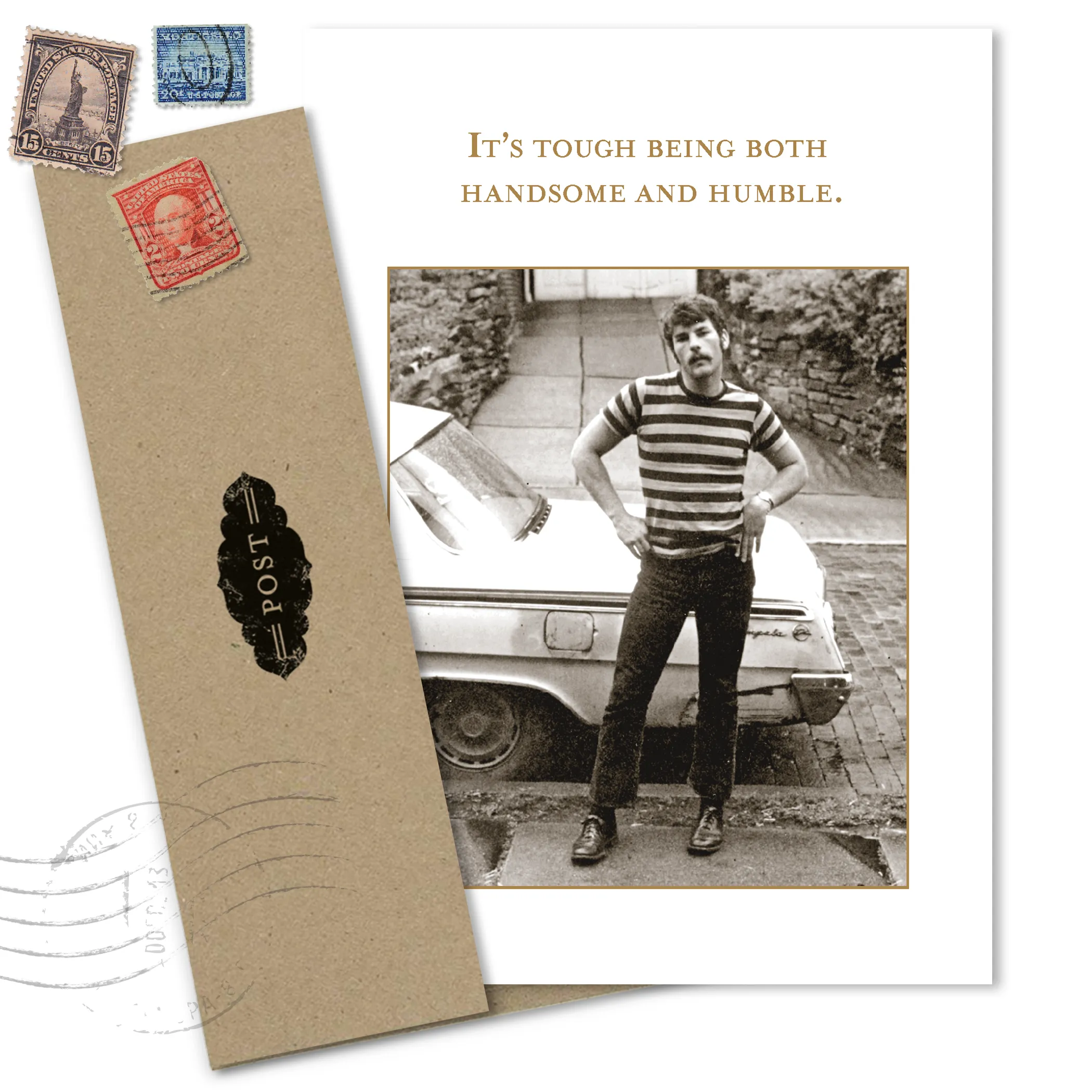 Handsome And Humble Birthday Card
