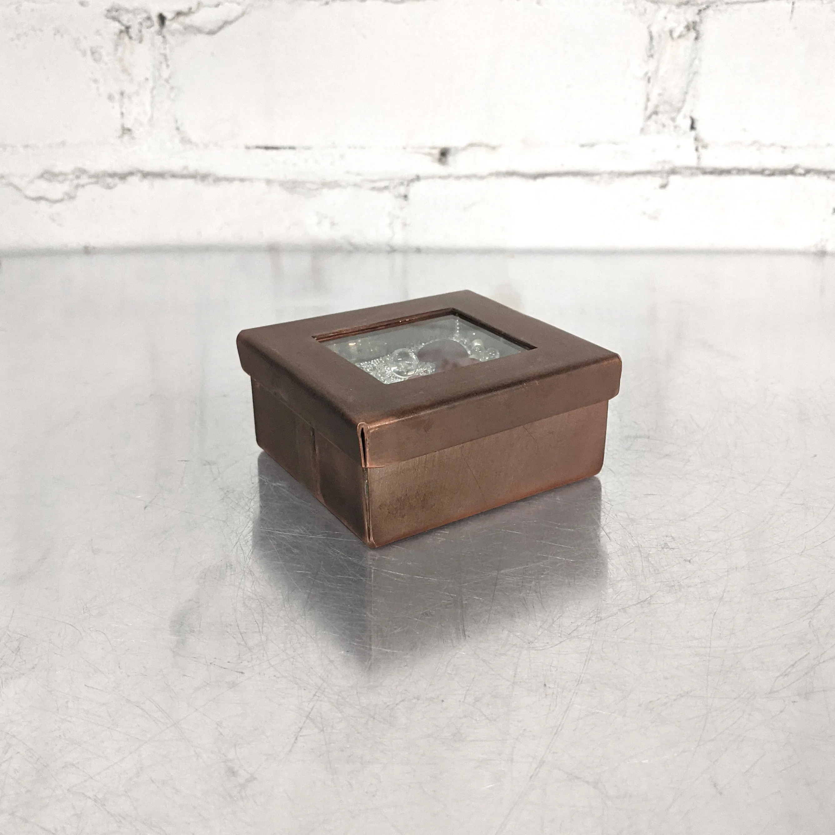 Hearts Toy Reliquary Box by Grace Gunning