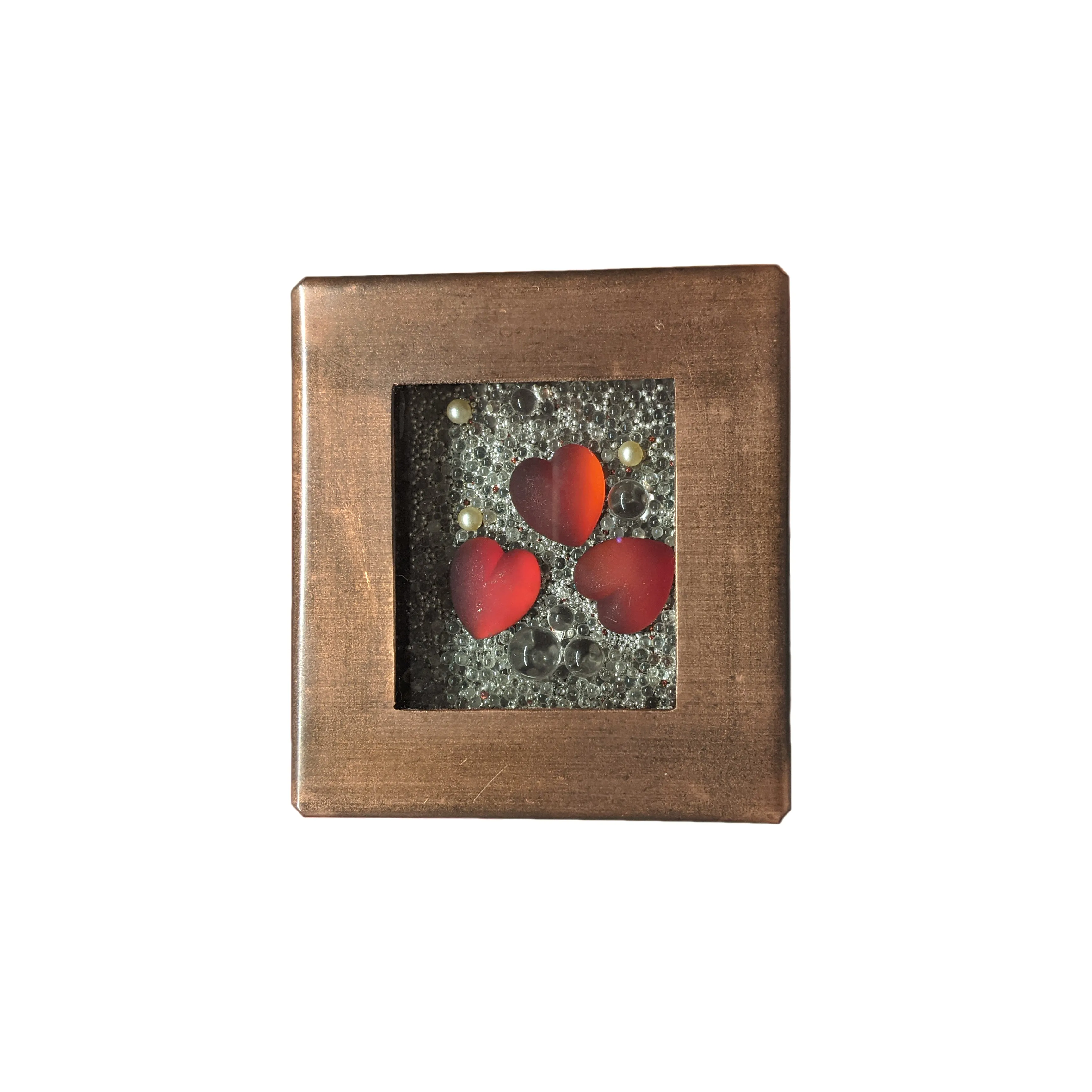 Hearts Toy Reliquary Box by Grace Gunning
