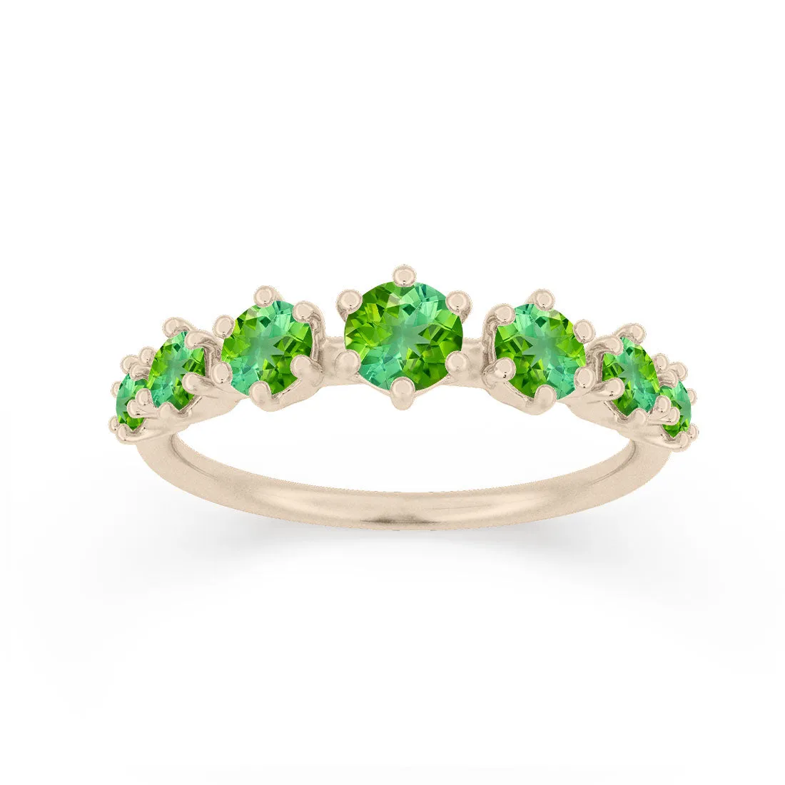 Helena Ring, Green Tourmaline