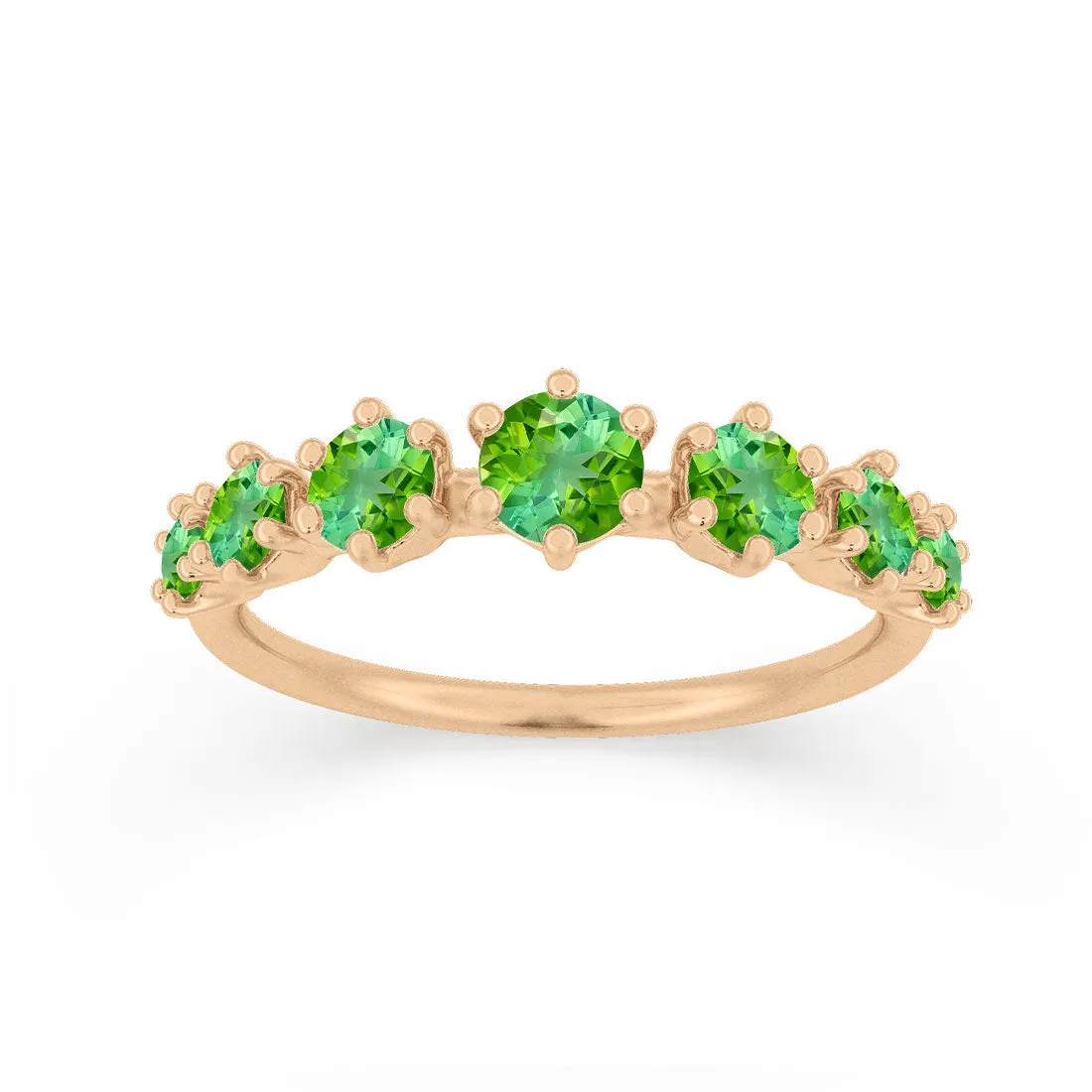 Helena Ring, Green Tourmaline