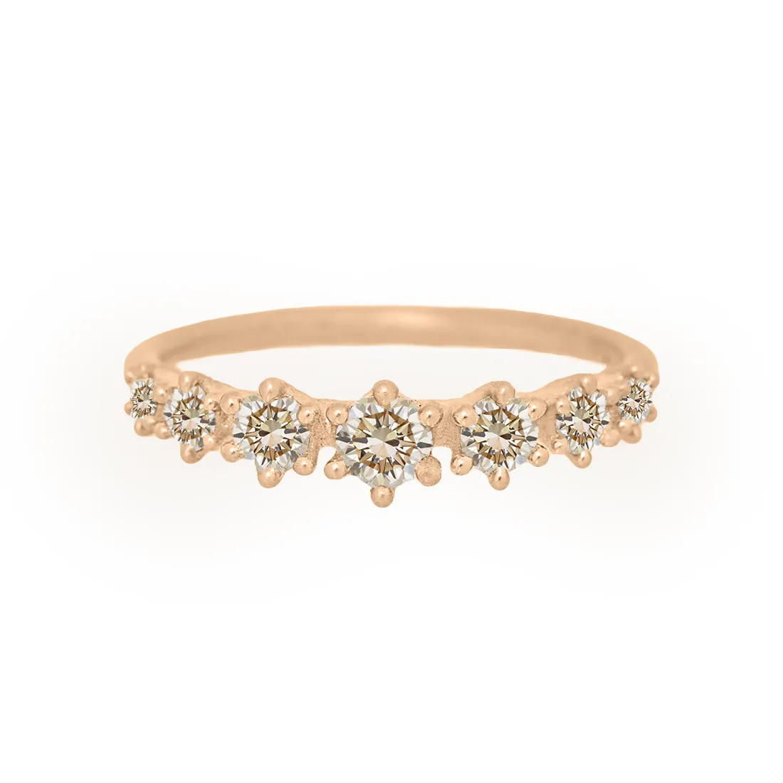 Helena Ring, petite, Champagne Diamond