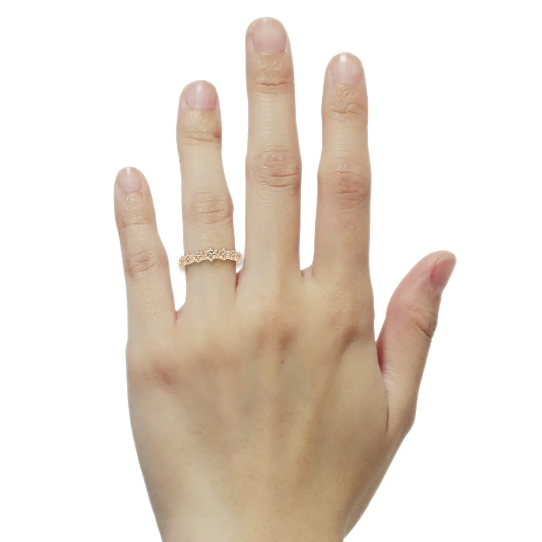 Helena Ring, petite, Champagne Diamond