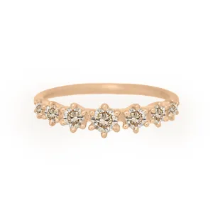 Helena Ring, petite, Champagne Diamond
