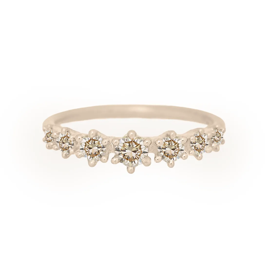 Helena Ring, petite, Champagne Diamond