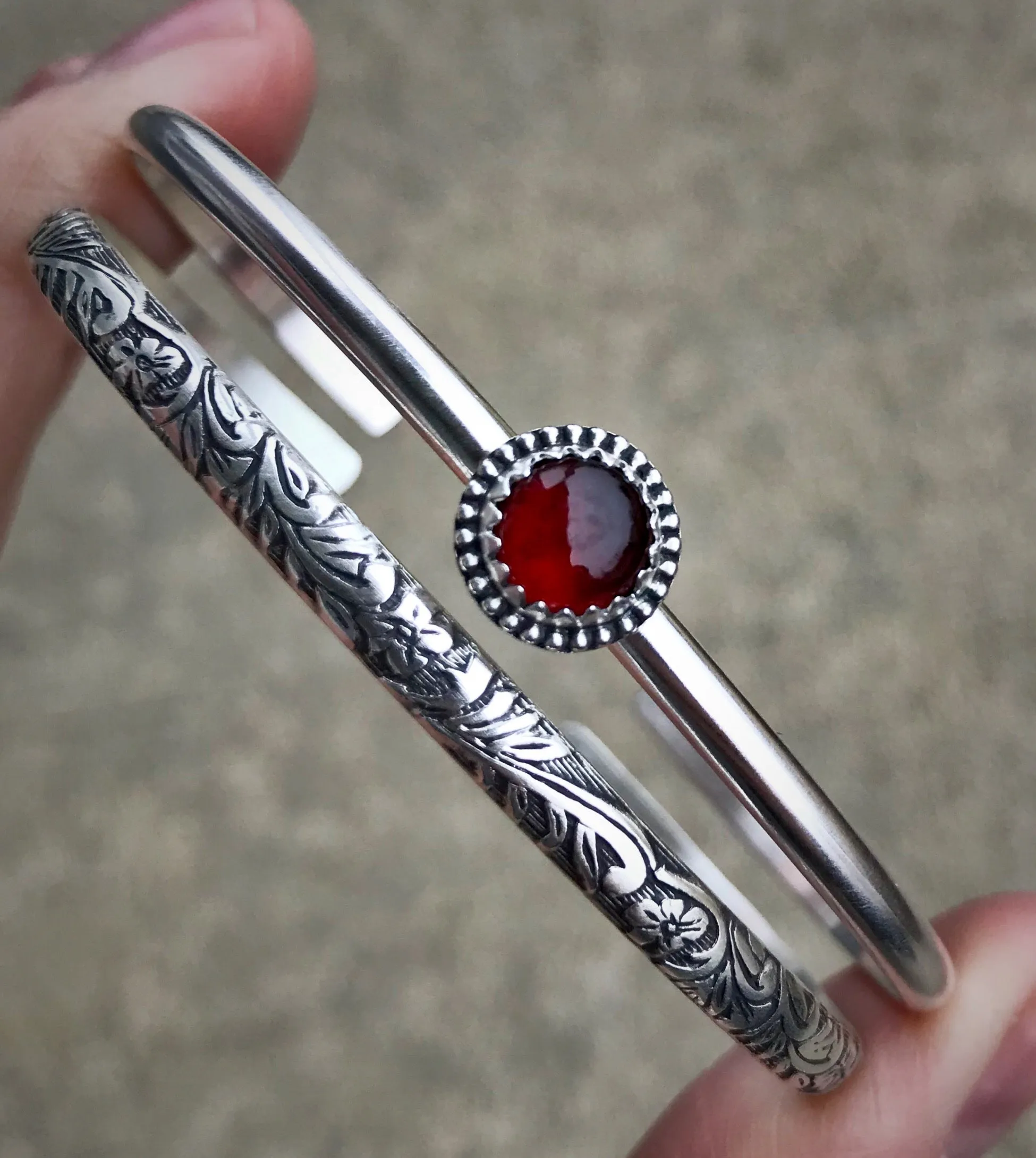 Hessonite Garnet Short Stack