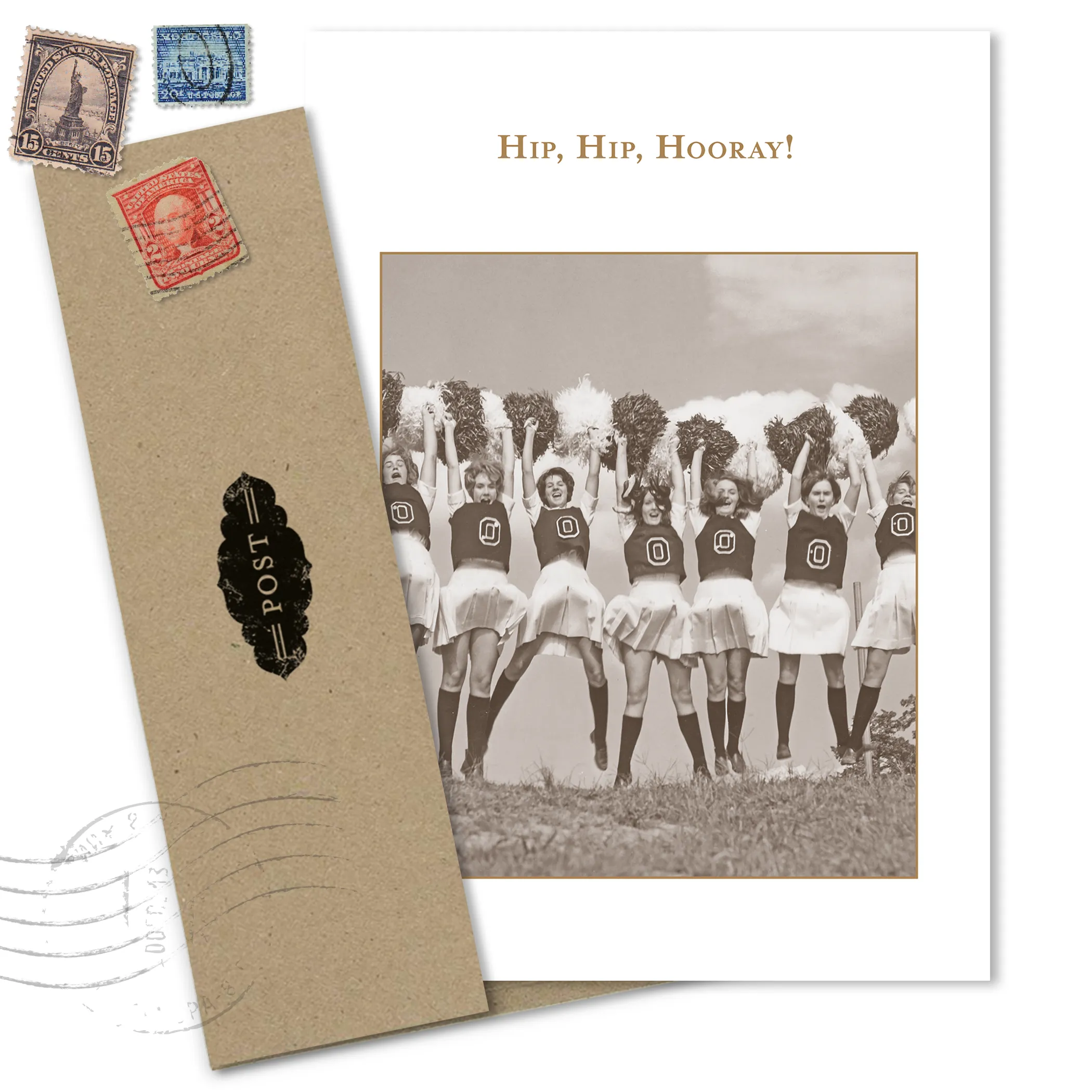 Hip Hip Hooray Congrats Card